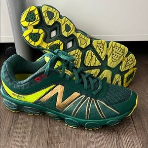 New Balance Emerald and Gold Athletic Shoes. Women’s size 9
